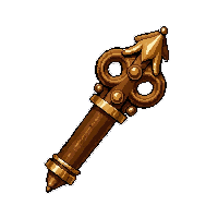 club studded wooden  legendary ornate