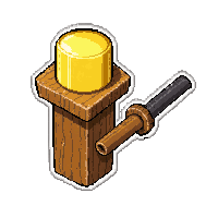 club studded wooden  magical glowing