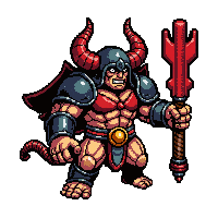 mace flanged head  demonic infernal