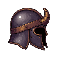 barbarian horned helmet  ancient weathered