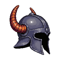 barbarian horned helmet  legendary ornate