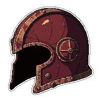 dragonbone exotic helm  blood stained battle worn
