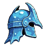 dragonbone exotic helm  frost enchanted icy
