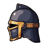 knight great helm full face  holy blessed radiant