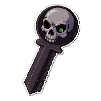 bone necromancer key  cursed dark
