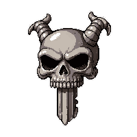 bone necromancer key  demonic infernal