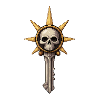 bone necromancer key  holy blessed radiant
