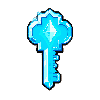 crystal magical key  shadow touched ethereal
