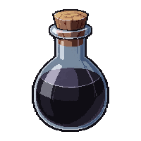 black void potion  cork stopper