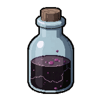 black void potion  cracked vial