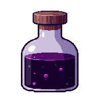 black void potion  crystal stopper