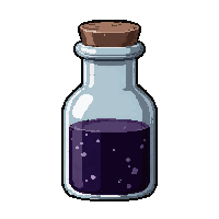 black void potion  tiny shot vial