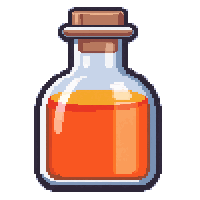 orange fire potion  double chambered