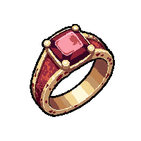 diamond solitaire ring  blood stained battle worn