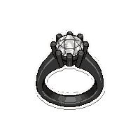 diamond solitaire ring  common starter tier