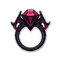 diamond solitaire ring  demonic infernal