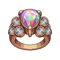 diamond solitaire ring  mythic rainbow tier