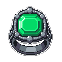 emerald gemstone ring  legendary ornate
