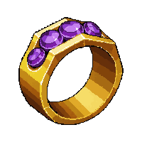 gold band ring  epic purple tier