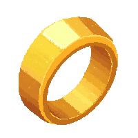 gold band ring  holy blessed radiant