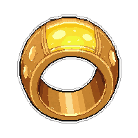 gold band ring  magical glowing