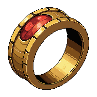 gold band ring  poison coated venomous
