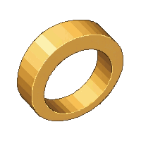 gold band ring  vintage antique