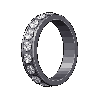 platinum band ring  brand new pristine