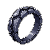 platinum band ring  rusted broken