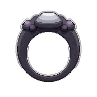 platinum band ring  shadow touched ethereal