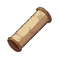 ancient lore scroll  double rolled tube