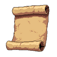 ancient lore scroll  fully unfurled