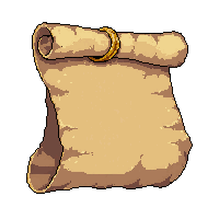 ancient lore scroll  tied with gold cord