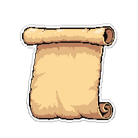 ancient lore scroll  tightly rolled