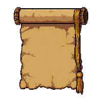 ancient lore scroll  with hanging tassel