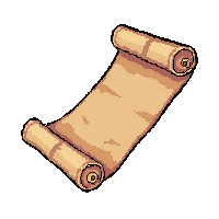 fire spell scroll  double rolled tube