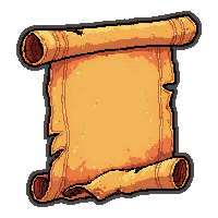 fire spell scroll  ornate decorated
