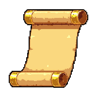 fire spell scroll  with golden caps