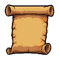 healing spell scroll  burnt edges