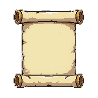 healing spell scroll  double rolled tube