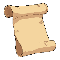 healing spell scroll  tightly rolled