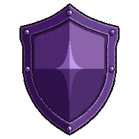 Heater Knight Shield  Epic Purple Tier — free pixel art sprite from Rpg Loot Shields