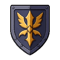 Heater Knight Shield  Legendary Ornate — free pixel art sprite from Rpg Loot Shields