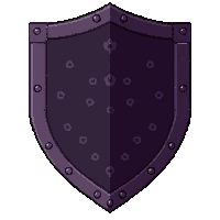 Kite Tall Shield  Cursed Dark — free pixel art sprite from Rpg Loot Shields