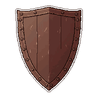 Kite Tall Shield  Rusted Broken — free pixel art sprite from Rpg Loot Shields