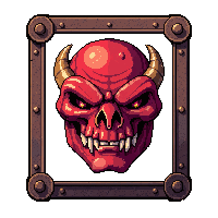 pavise large rectangular  demonic infernal