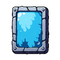 pavise large rectangular  frost enchanted icy