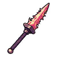 barbed war spear lightning charged crackling