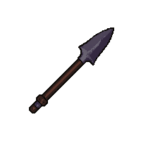 boar hunting spear with crossguard brand new pristine