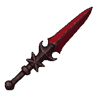 boar hunting spear with crossguard demonic infernal